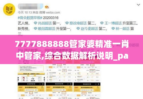 7777888888管家婆精准一肖中管家,综合数据解析说明_pack13.185