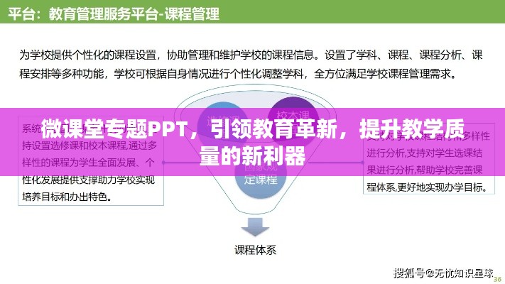 微课堂专题PPT，引领教育革新，提升教学质量的新利器