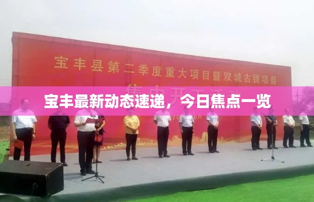 宝丰最新动态速递，今日焦点一览