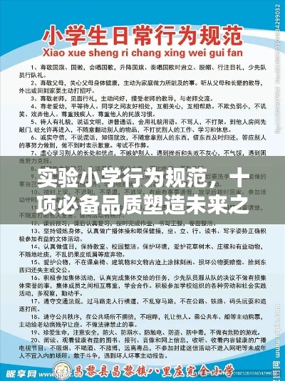 实验小学行为规范，十项必备品质塑造未来之星