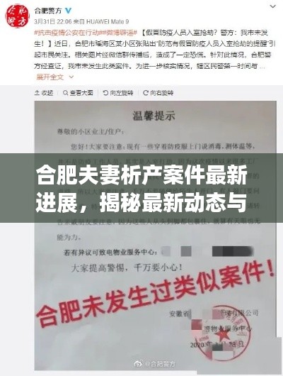合肥夫妻析产案件最新进展，揭秘最新动态与解析