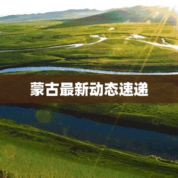蒙古最新动态速递