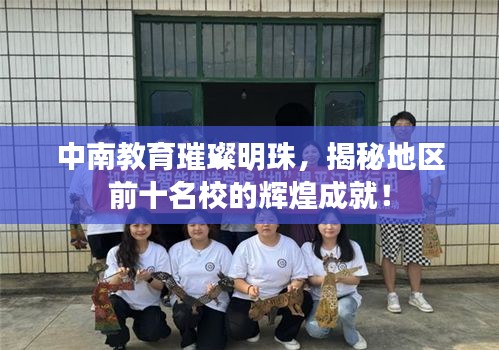 中南教育璀璨明珠，揭秘地区前十名校的辉煌成就！